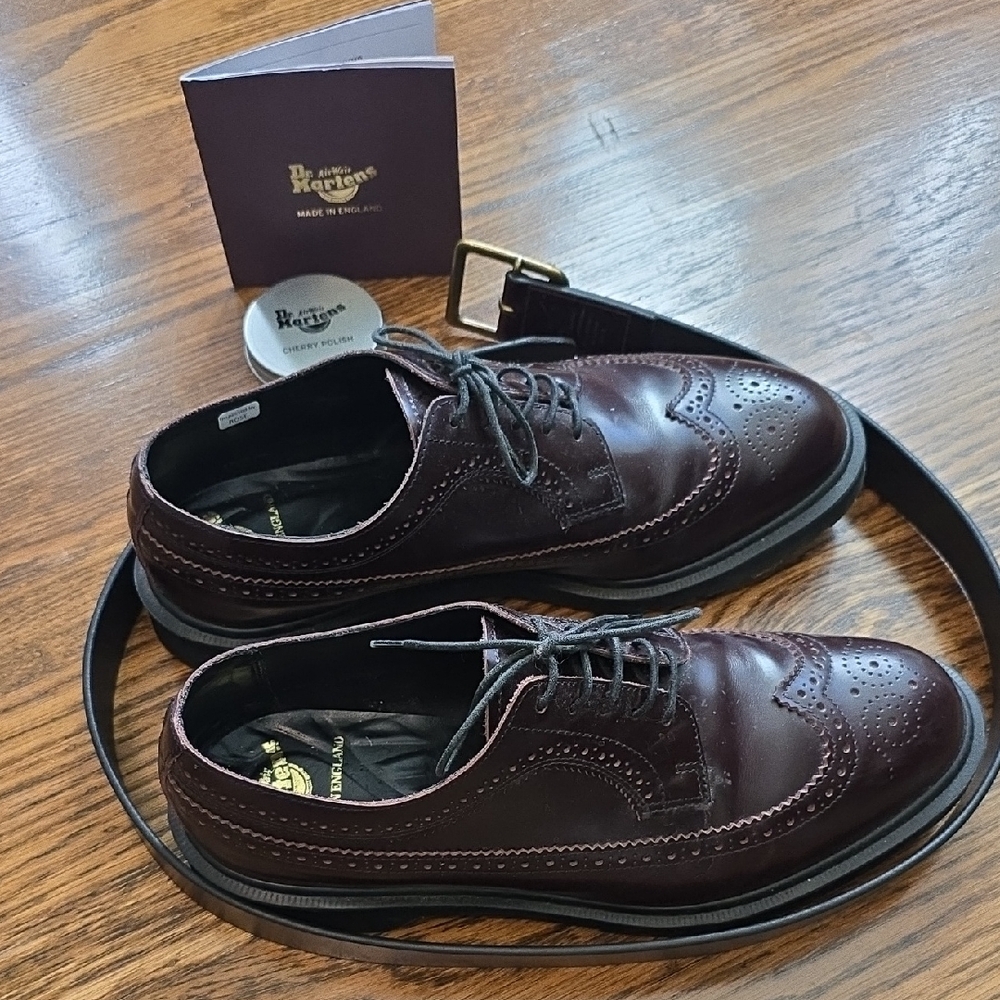 Dr. Martens Brown Oxford Derbys Classic Leather